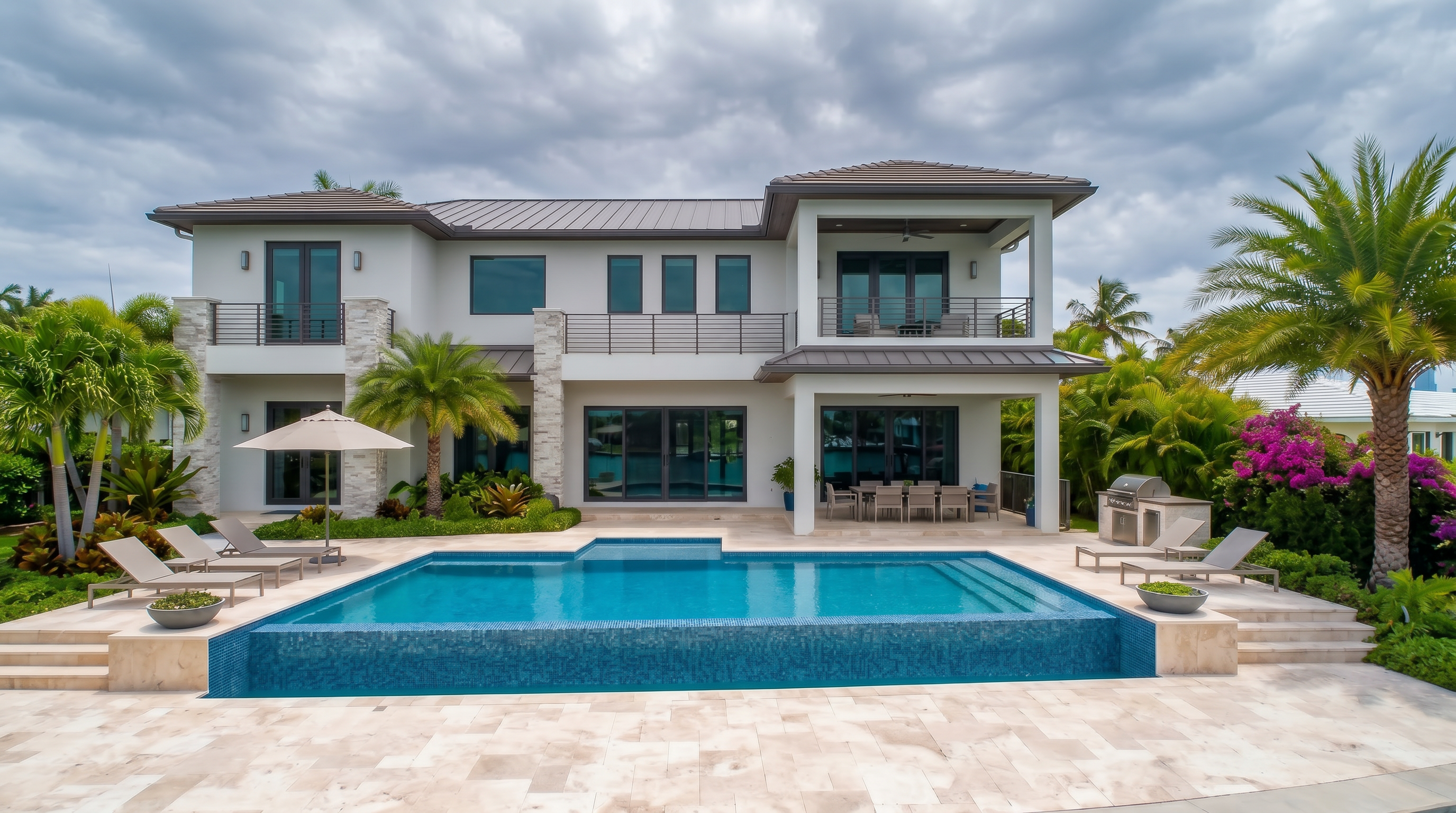 Grey sky exterior